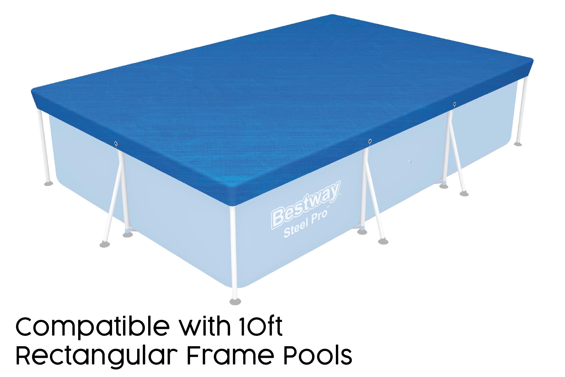 9ft 10inch Pool Cover for Steel Pro Above Ground Pools