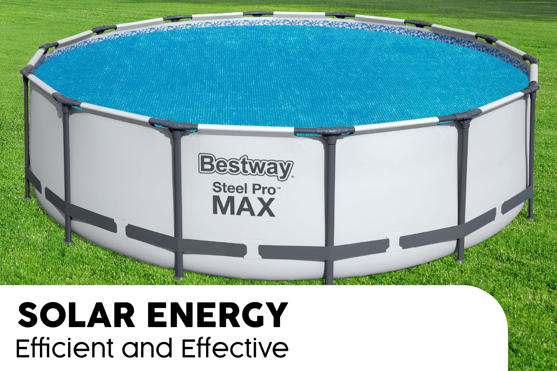 14/15ft Solar Pool Cover for Steel Pro Max Above Ground Pool