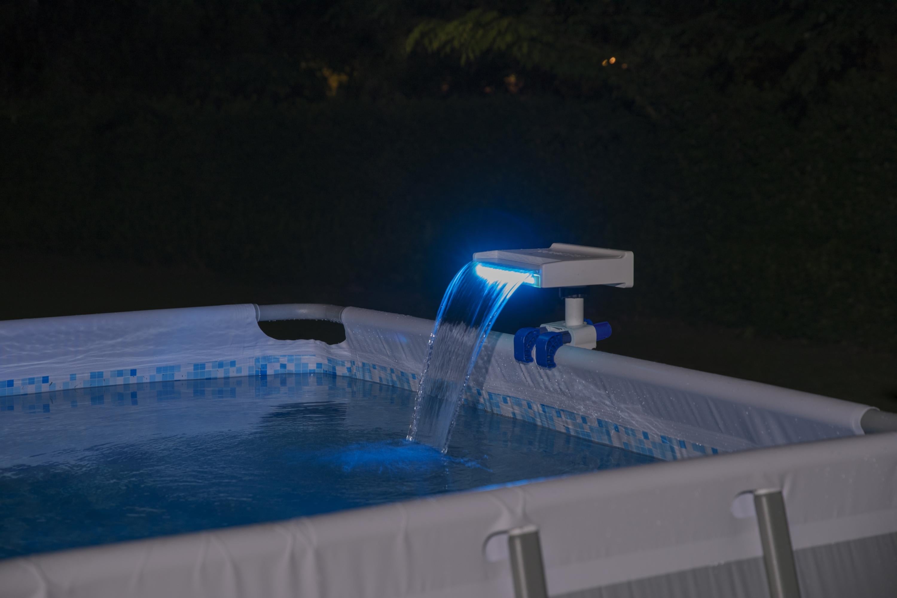 Flowclear Soothing LED Waterfall, Above Ground Pool Accessory