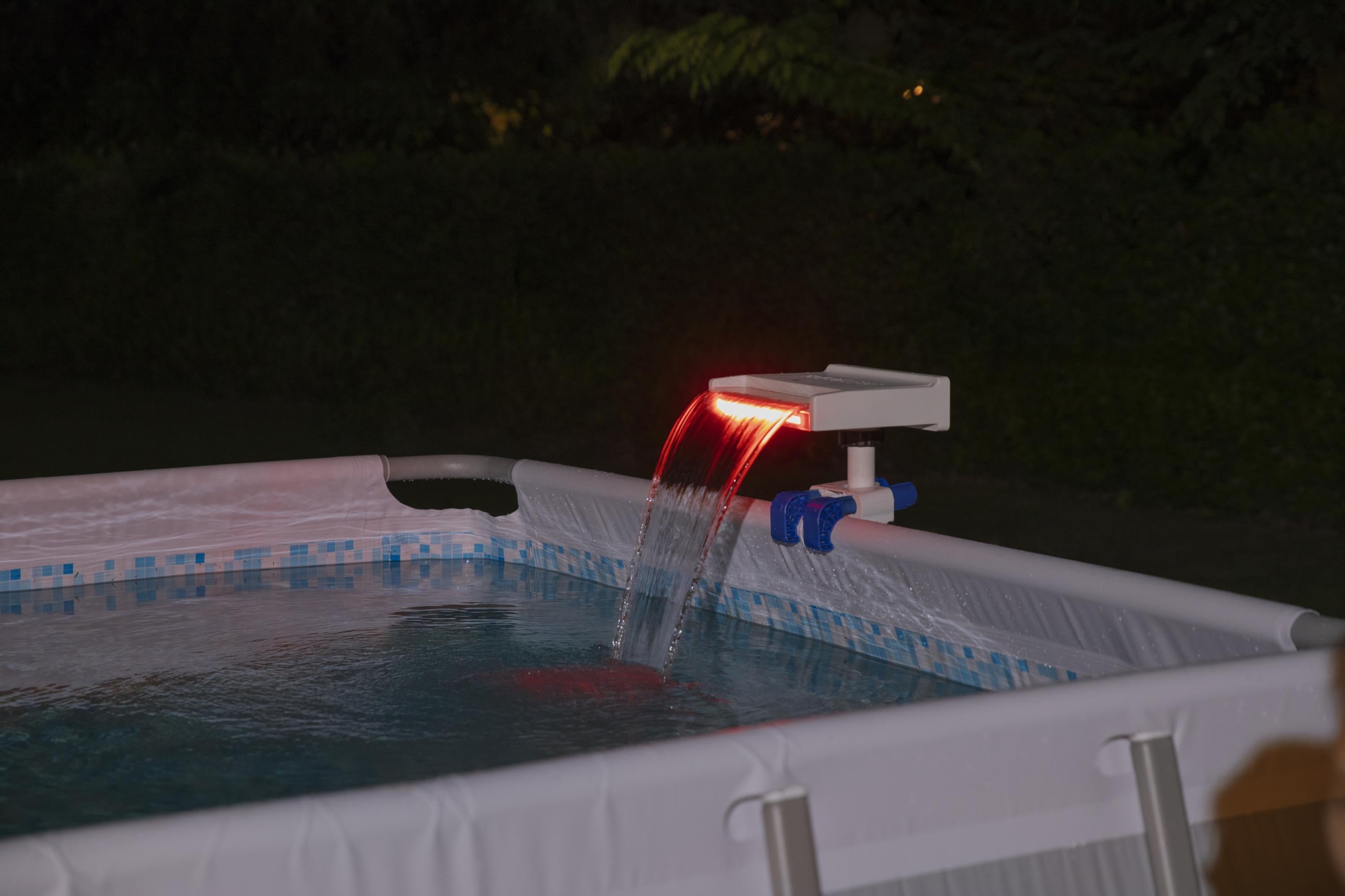 Flowclear Soothing LED Waterfall, Above Ground Pool Accessory