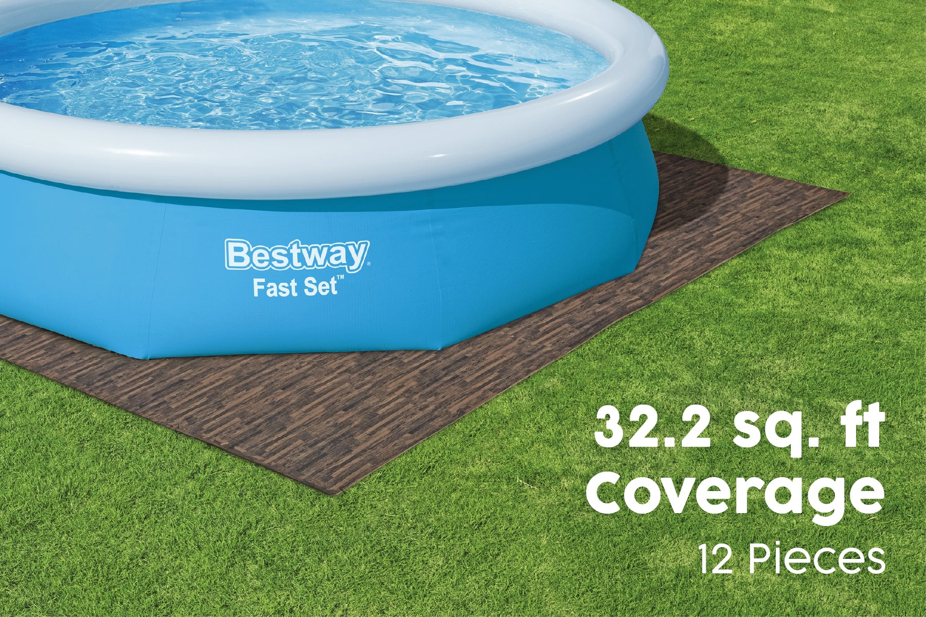 20" Pool Floor Protector - Brown