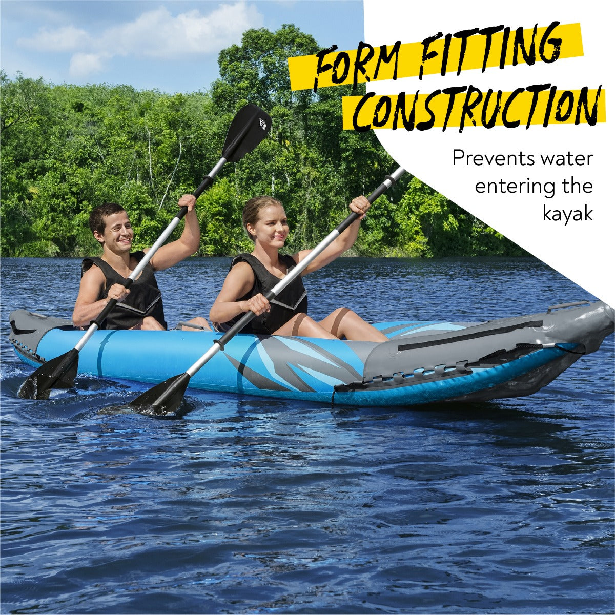 Hydro-Force™ Surge Elite™ 2 Person Inflatable Kayak Complete Set