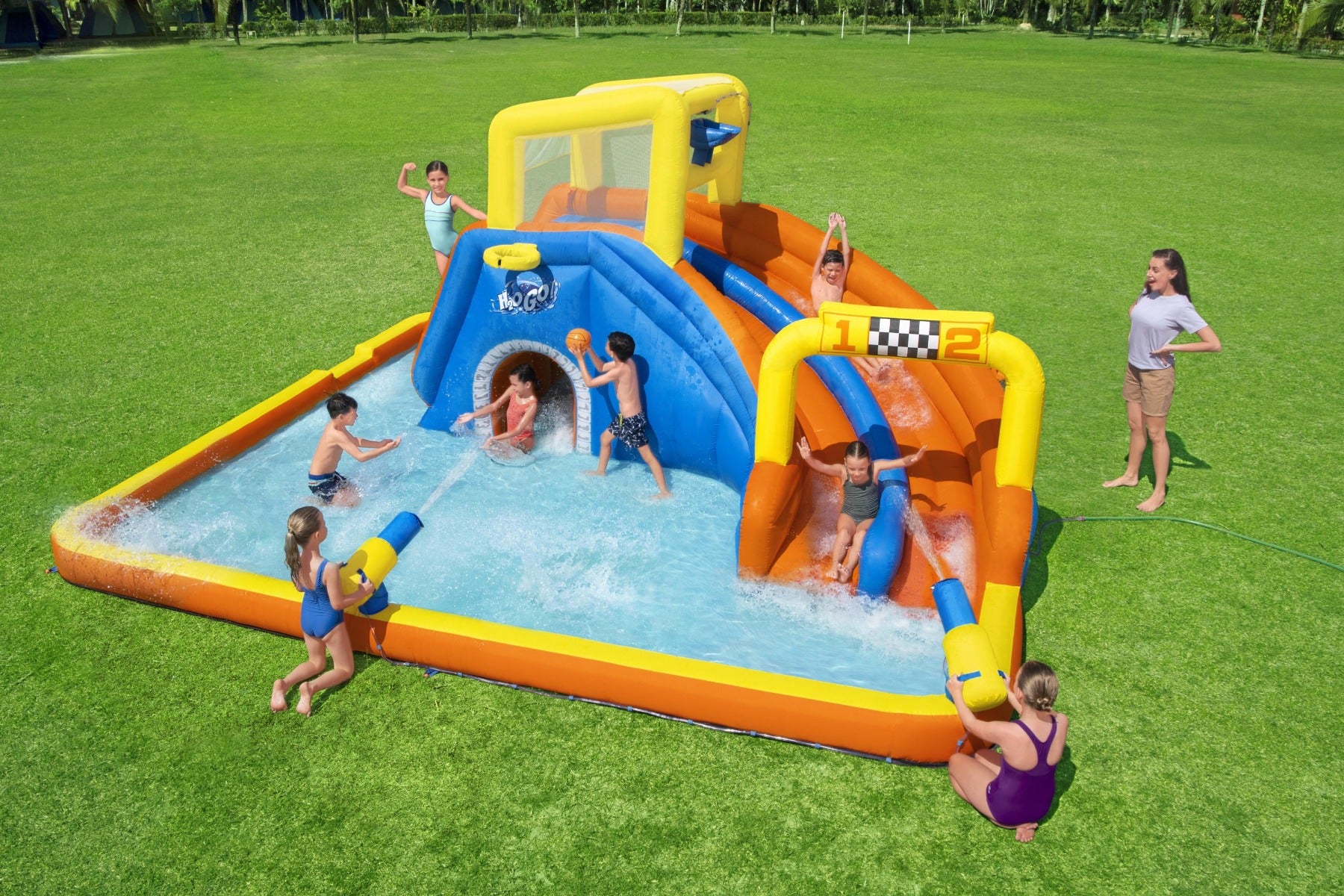 H2OGO! Super Speedway Mega Inflatable Water Park