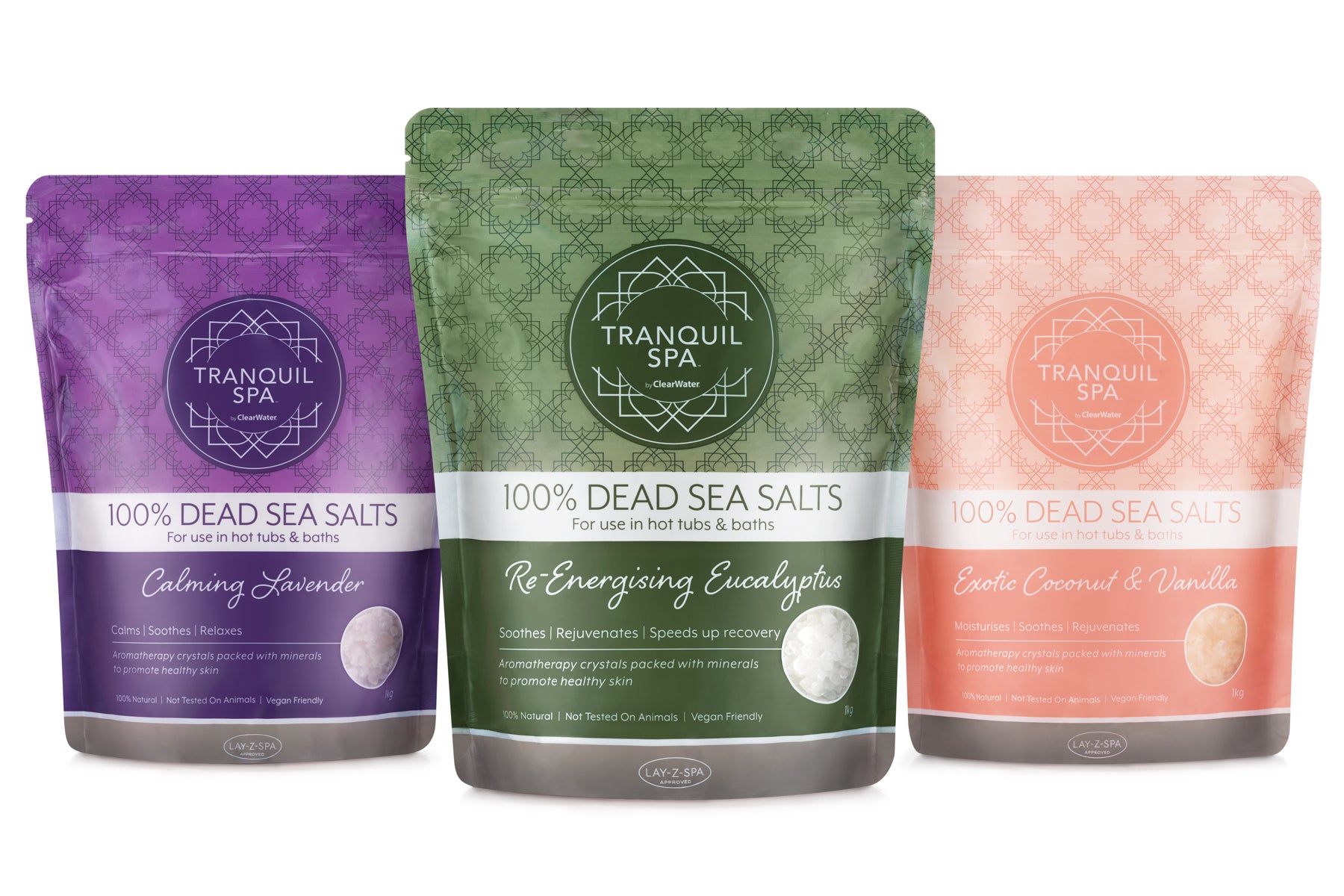 Tranquil Spa Dead Sea Salts Collection