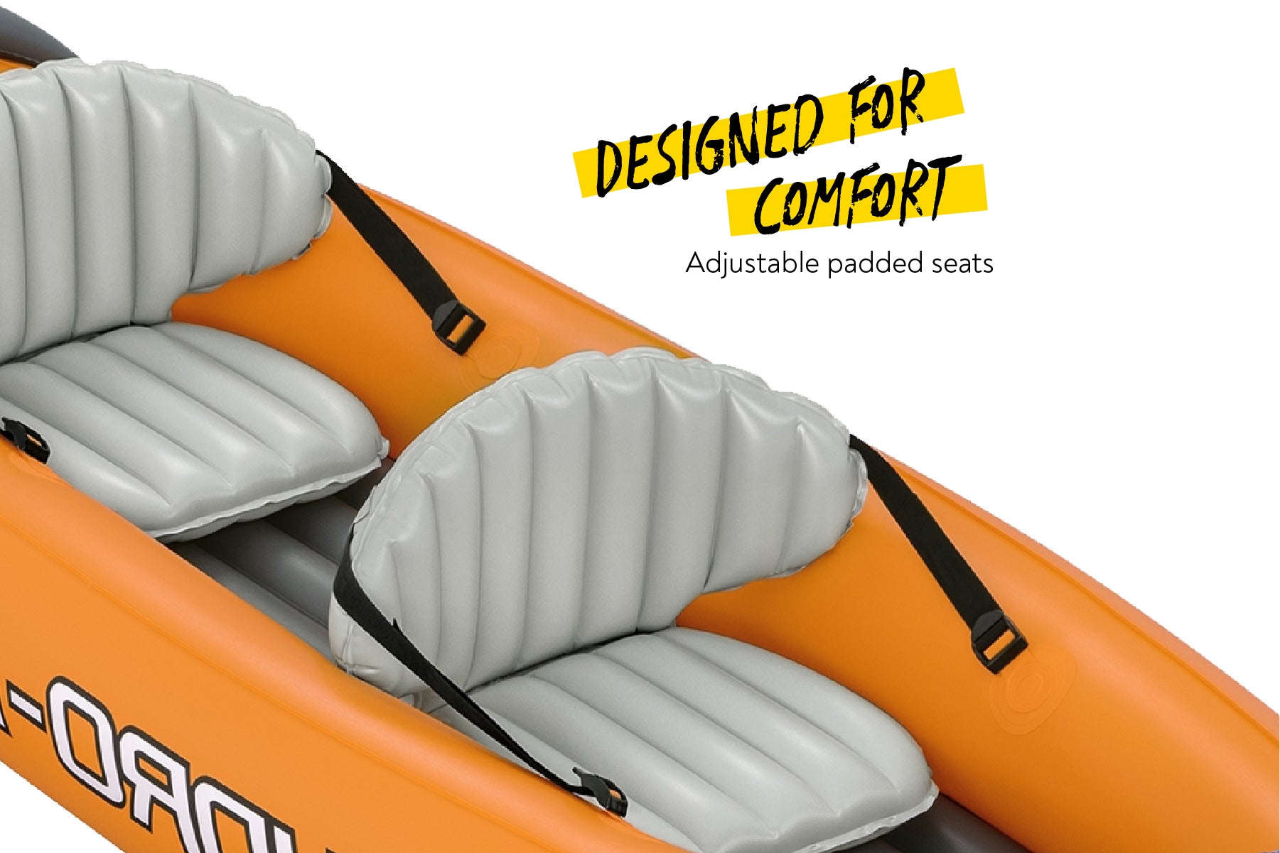 Hydro-force 2 Person Inflatable Kayak Set - Rapid