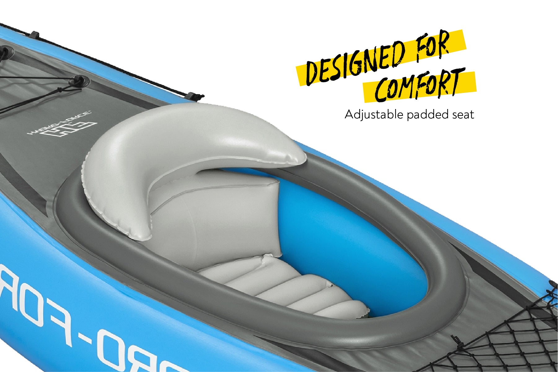 Hydro-Force 1 Person Inflatable Kayak Set - Cove Champion