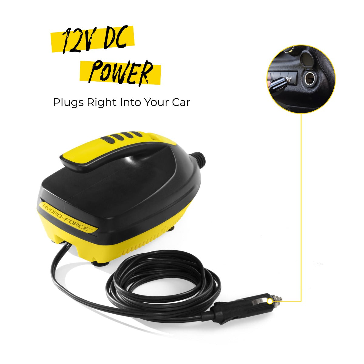 Hydro-Force 12V Auto-Air Electric Pump for Paddle Boards and Kayaks