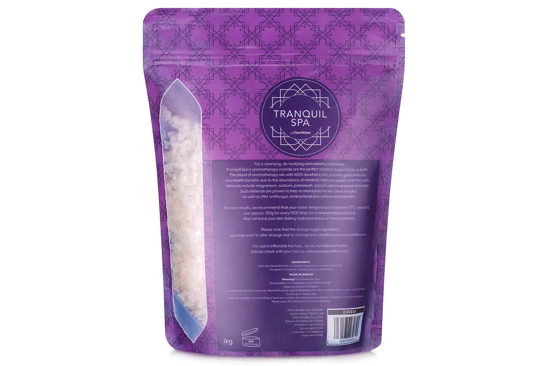 Tranquil Spa Dead Sea Salts - Lavender