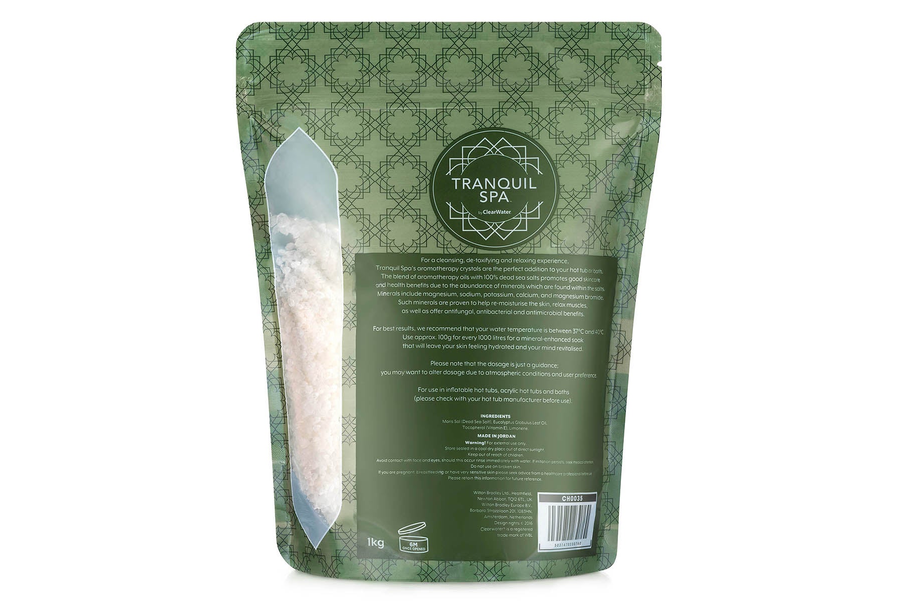 Tranquil Spa Dead Sea Salts - Eucalyptus