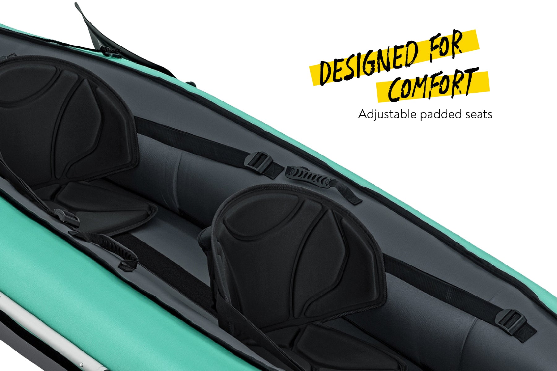 Hydro-force 2 Person Inflatable Kayak Set - Ventura