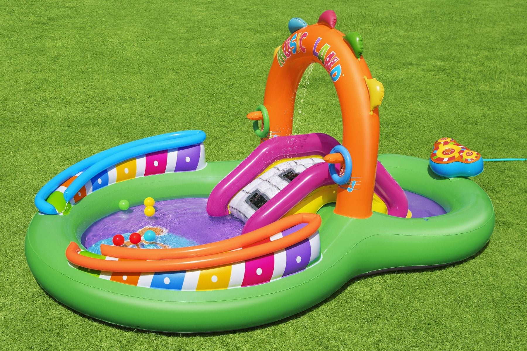 Sing 'N' Splash Paddling Pool with Play Center