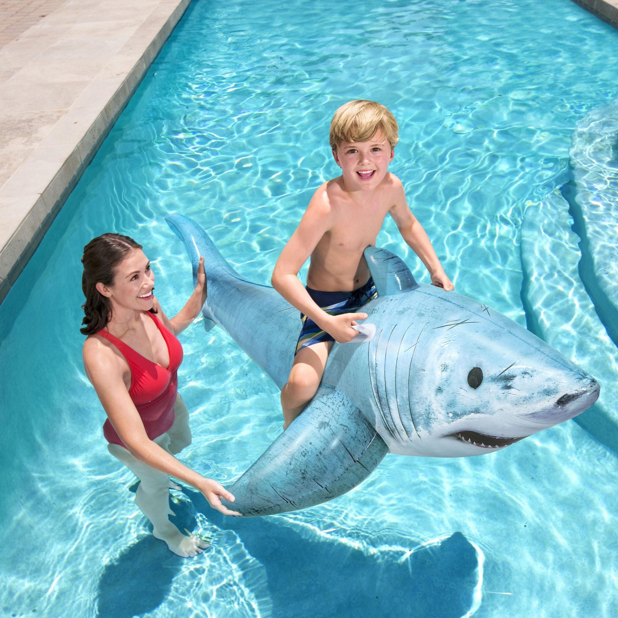 Inflatable Realistic Shark Pool Float