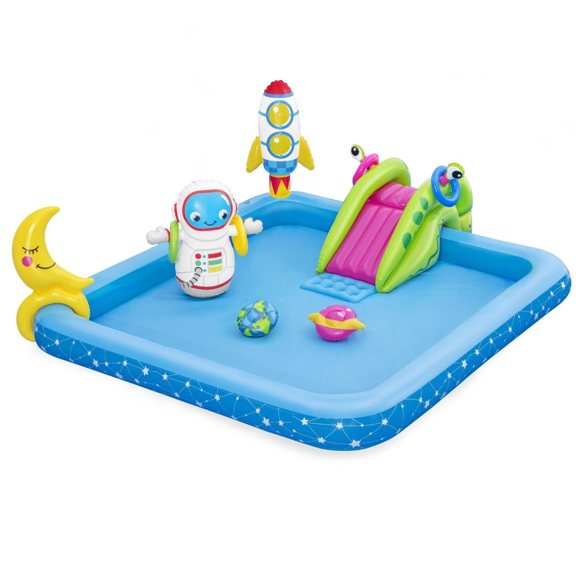 Little Astronaut Kids Inflatable Paddling Pool Play Center