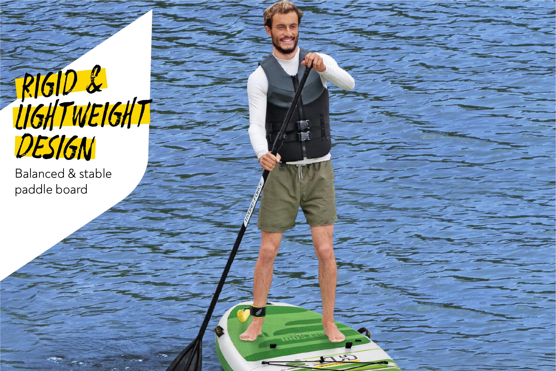 Hydro-Force 11ft  2" Inflatable Paddle Board/Kayak Set - Freesoul Tech