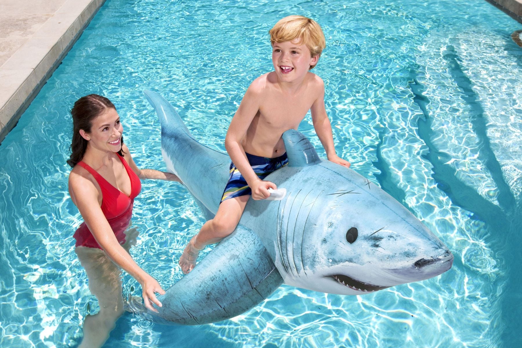 Inflatable Realistic Shark Pool Float