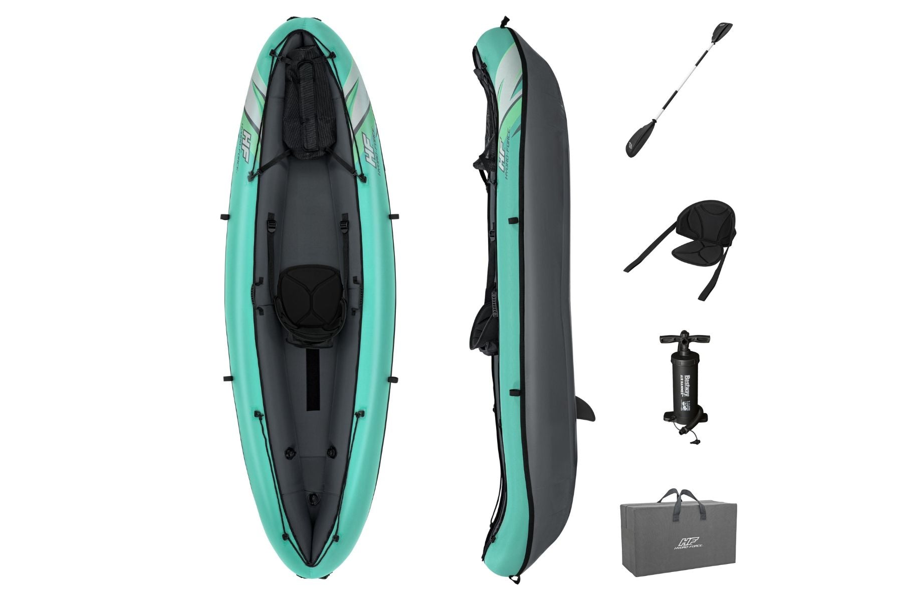 Hydro-force 1 Person Inflatable Kayak Complete Set - Ventura