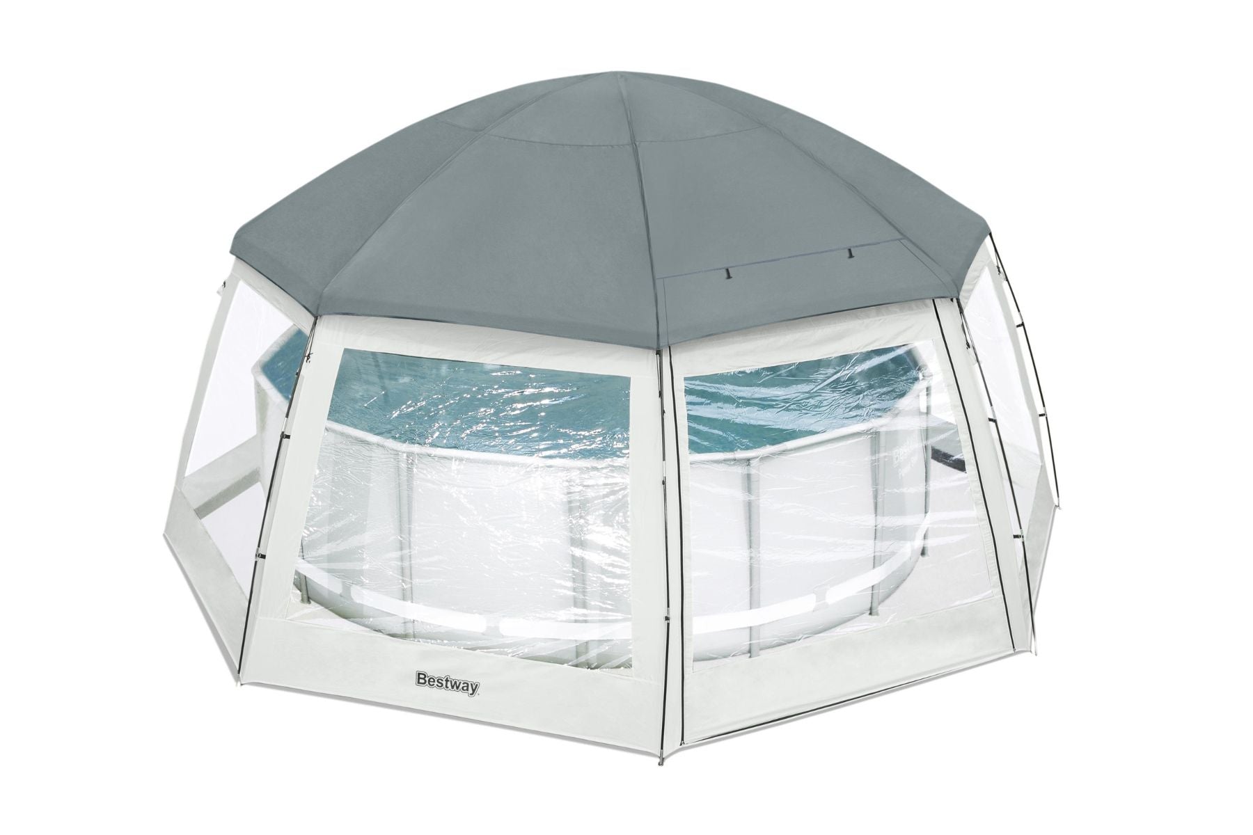 Round Pool Dome, Shelter for Swimming Pool and Hot tub Spas - Outlet