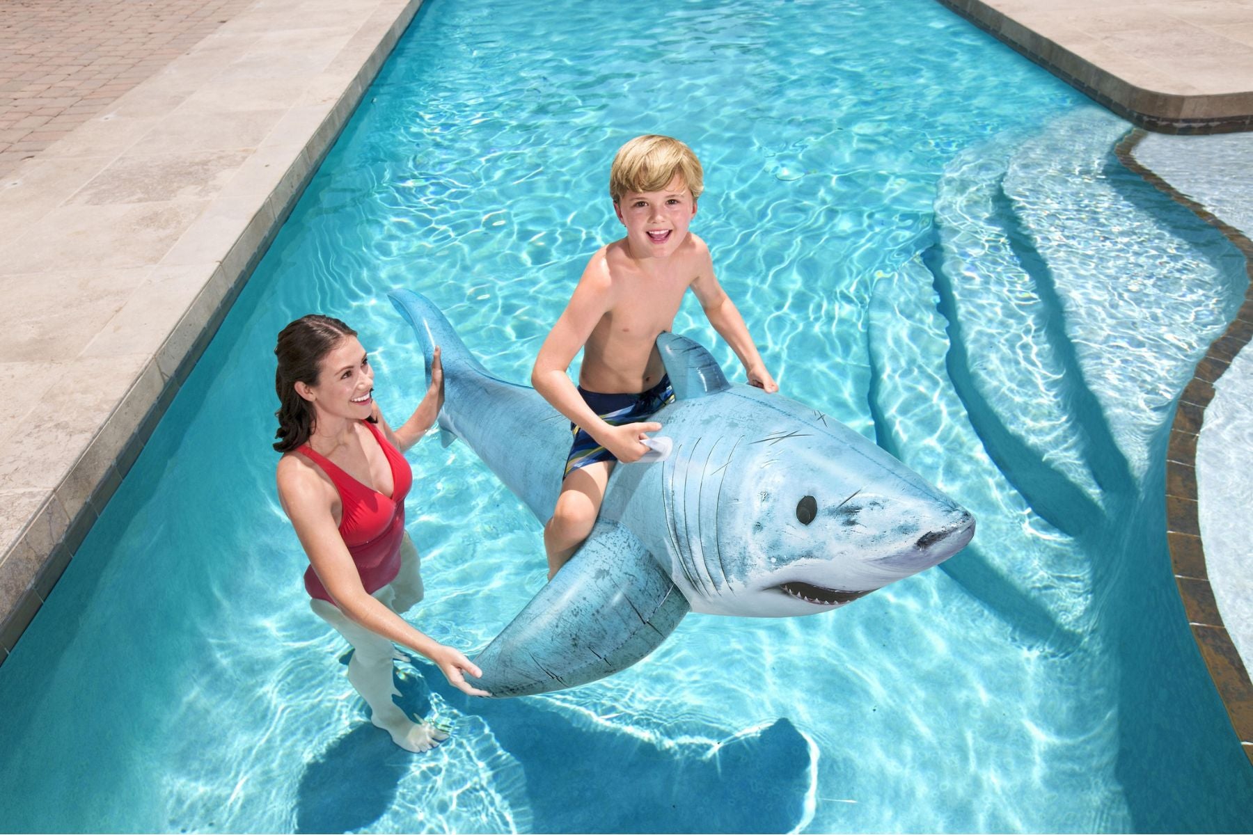 Realistic Shark Pool Float Inflatable Ride Ons Store UK Bestway UK