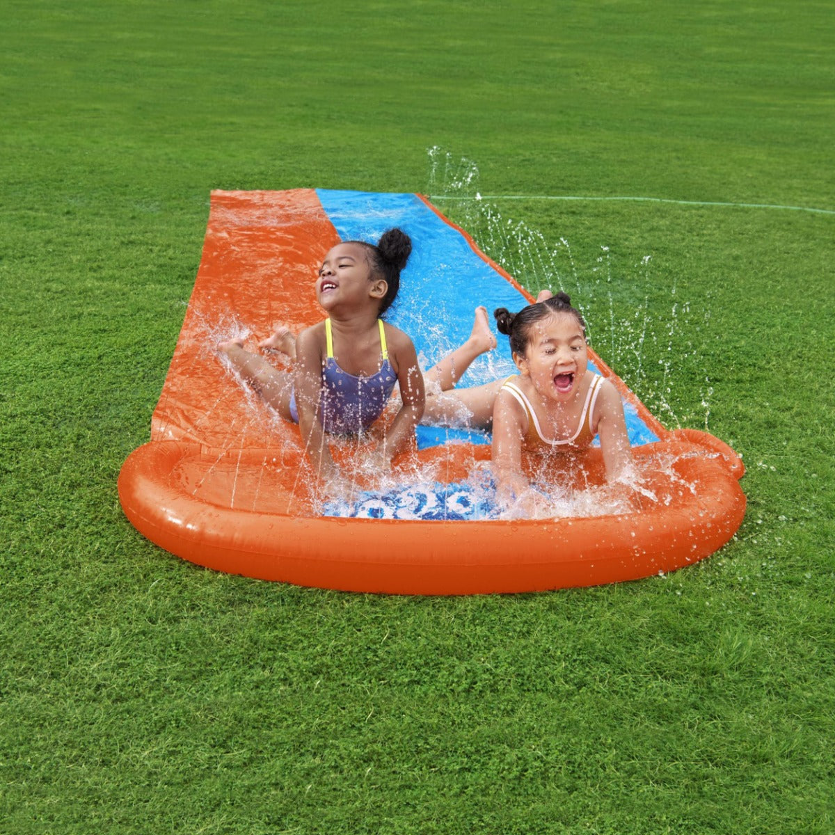 H2OGO! Double Slip Water Slide, with Sprinklers