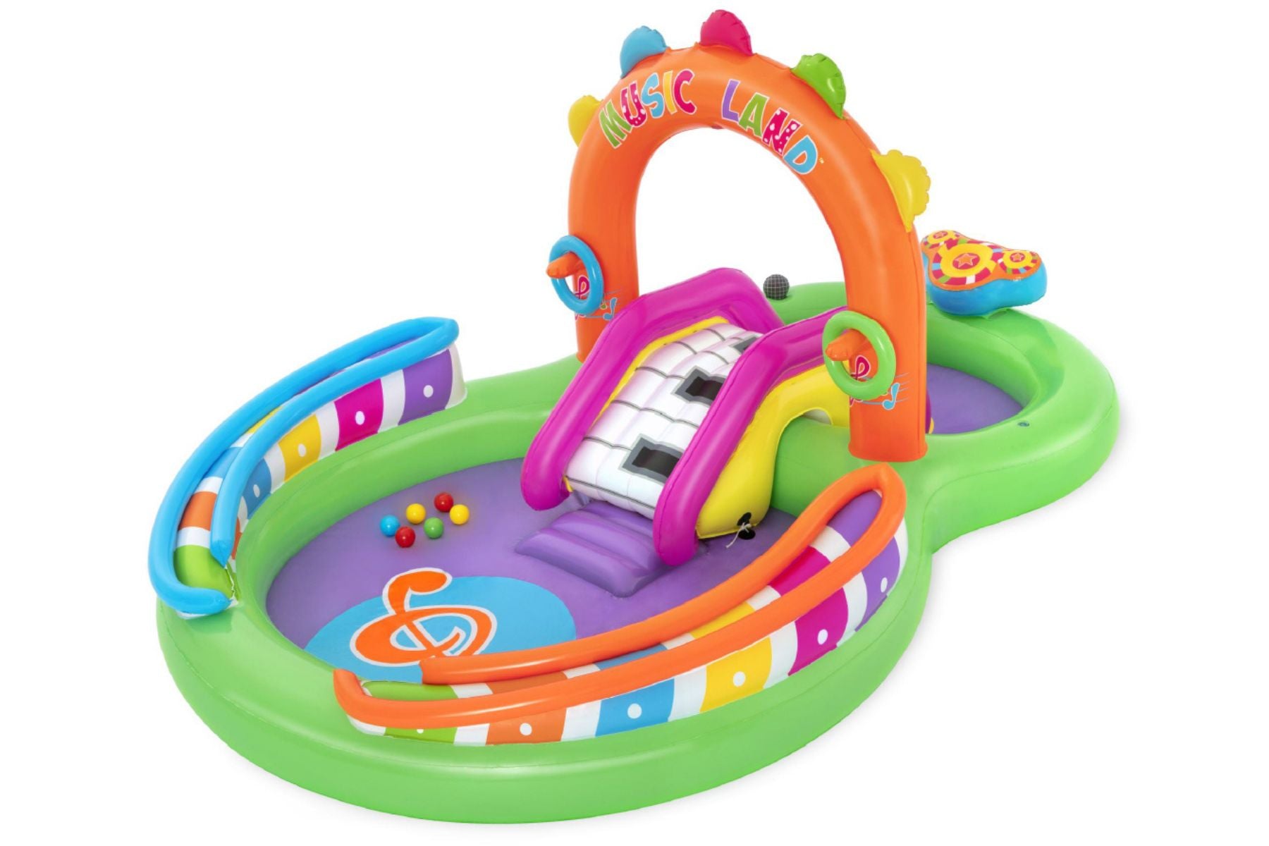 Sing 'N' Splash Paddling Pool with Play Center